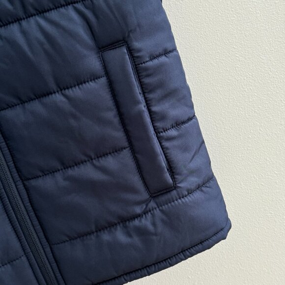 The Children's Place Boys Zip Up Puffer Vest - Size L/G (10-12) - Navy - Picture 4 of 7